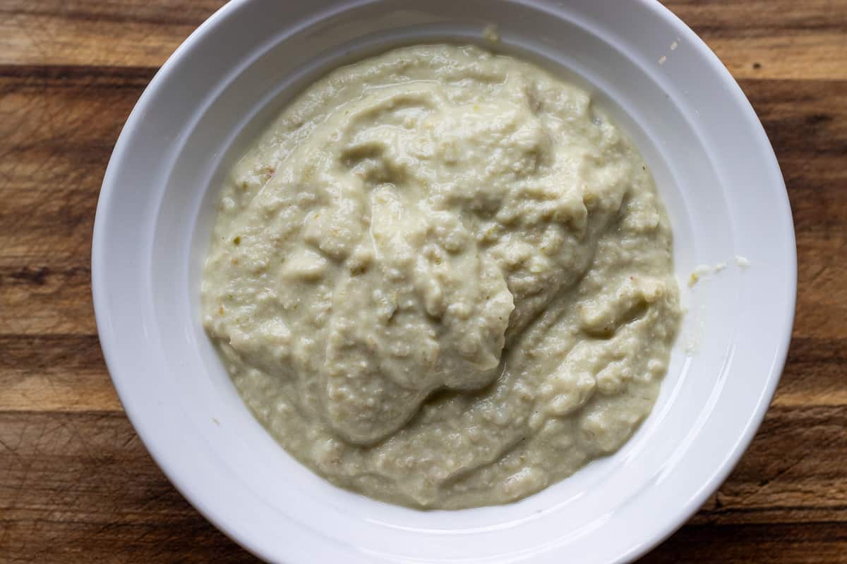 creamy sauce for korma in a bowl