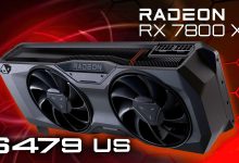 پردازنده گرافیکی Radeon RX 7800 XT AMD به پایین ترین حد خود رسیده و اکنون با قیمت 479.99 دلار در دسترس است