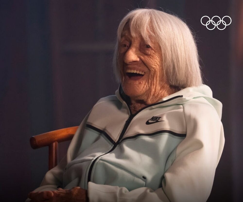 پیرترین قهرمان المپیک ۱۰۳ ساله شد+ عکس