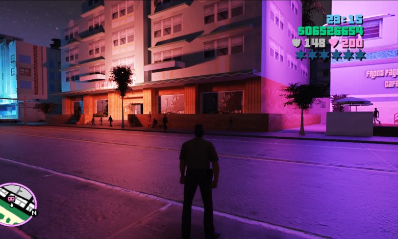 Grand Theft Auto: Vice City با ردیابی مسیر RTX Remix غیر واقعی به نظر می رسد