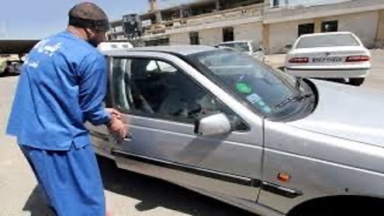 دستگیری سارق خودرو در یزد