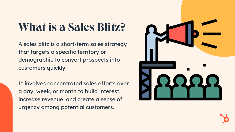 what is a sales blitz