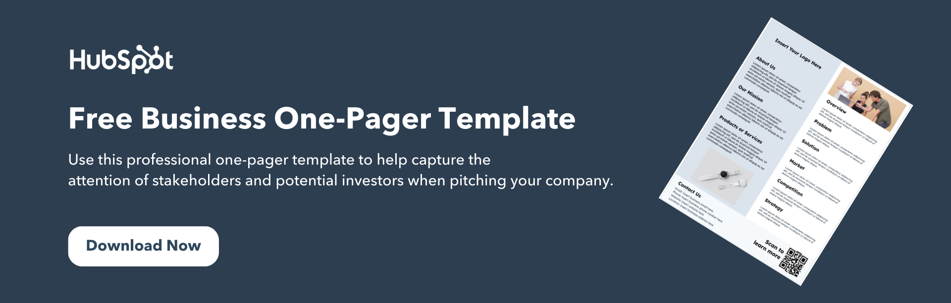 one-pager template