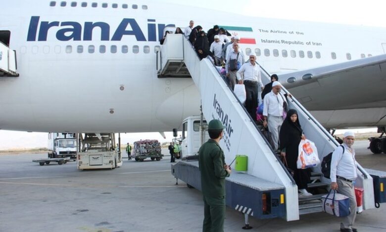 انجام پنج پرواز بازگشت حجاج به فرودگاه امام(ره) در ششمین روز عملیات