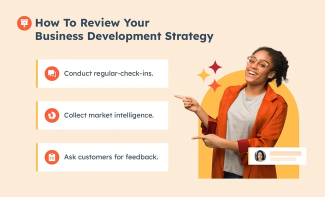 Business development strategy requires regular review and updates.