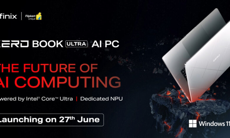 رایانه شخصی Infinix ZeroBook Ultra AI با پردازنده Intel Core Ultra در تاریخ 27 ژوئن در هند عرضه می شود.