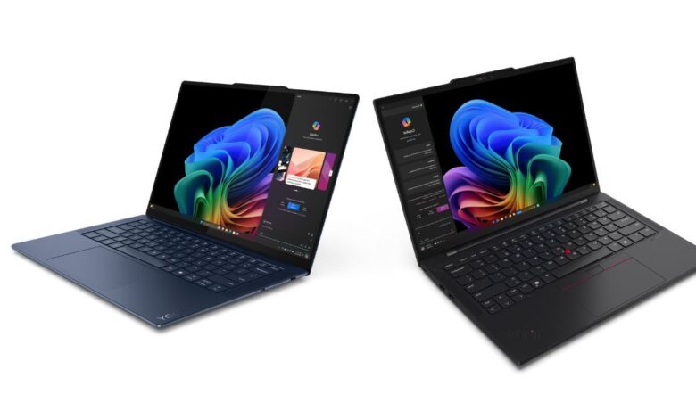 لپ‌تاپ‌های Lenovo Yoga Slim 7x، ThinkPad T14s با پردازنده Snapdragon X Elite عرضه شدند: قیمت، مشخصات