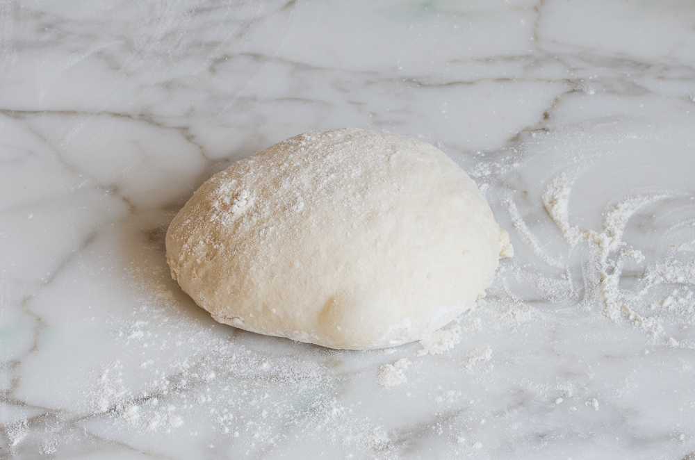 slashing the bread dough