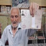 پیرمرد ۱۰۳ ساله قمی در انتخابات ریاست جمهوری شرکت کرد