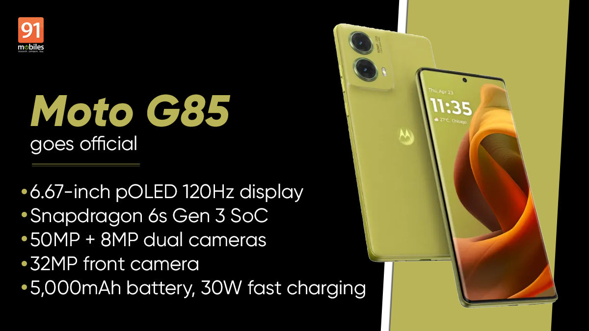 Moto G85 با نام Moto S50 Neo با دوربین Snapdragon 6s Gen 3، 50MP در سراسر جهان عرضه شد: قیمت، مشخصات