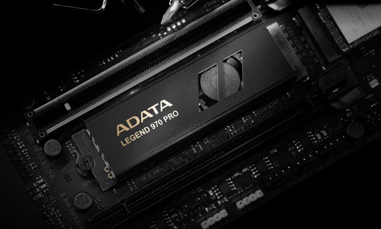 ADATA Rolls Legend 970 PRO: Blazing Fast-Gen5 SSD با حداکثر سرعت 14 گیگابایت بر ثانیه، حافظه 4 ترابایت، کنترلر Innogrit IG5666