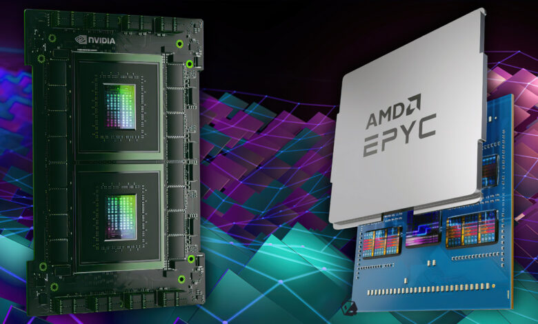 AMD و NVIDIA در بخش CPU سرور با آن مبارزه می‌کنند: هر کدام با تراشه‌های EPYC Genoa و Grace بیش از 2 برابر افزایش عملکرد را دارند.