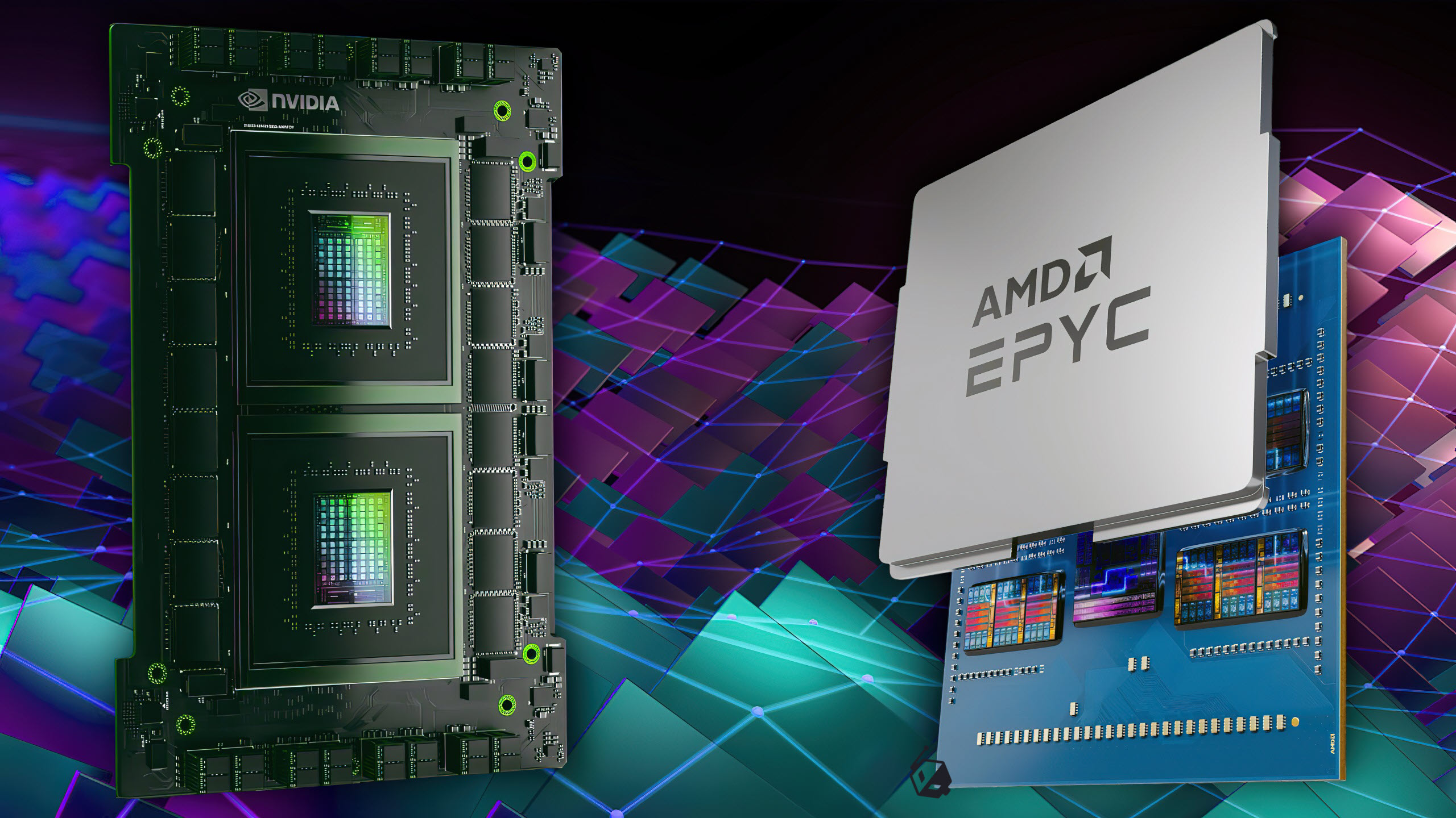 AMD و NVIDIA در بخش CPU سرور با آن مبارزه می‌کنند: هر کدام با تراشه‌های EPYC Genoa و Grace بیش از 2 برابر افزایش عملکرد را دارند.