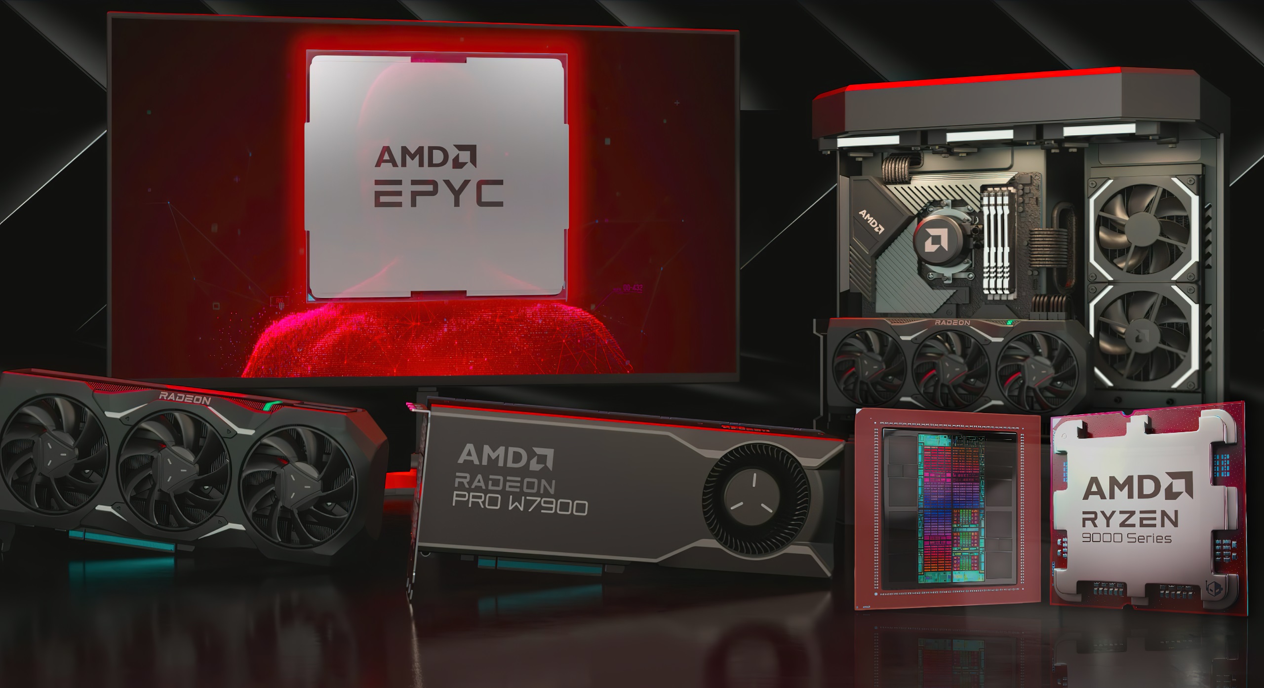 AMD پشتیبانی کامل از مدل‌های هوش مصنوعی Llama 3.1 را در سراسر پردازنده‌های EPYC، شتاب‌دهنده‌های Instinct، NPUهای هوش مصنوعی Ryzen و پردازنده‌های گرافیکی Radeon اعلام کرد.