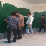 آماده سازی مسجد روستای شیرداری برای عزاداری ماه محرم + تصاویر