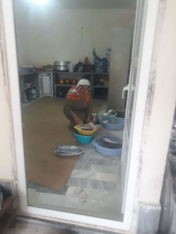 آماده سازی آشپزخانه مسجد