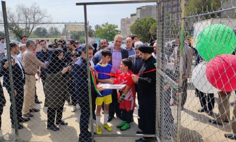 افتتاح سه طرح ورزشی در محمدشهر استان البرز