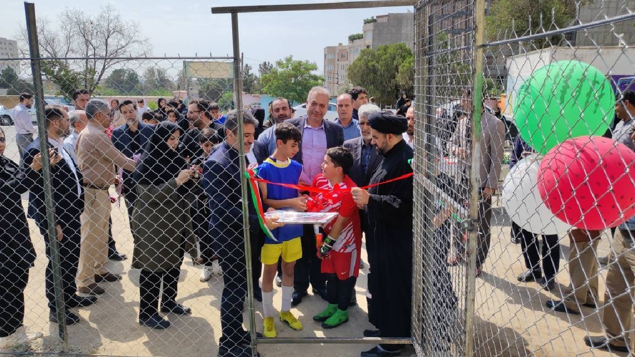 افتتاح سه طرح ورزشی در محمدشهر استان البرز