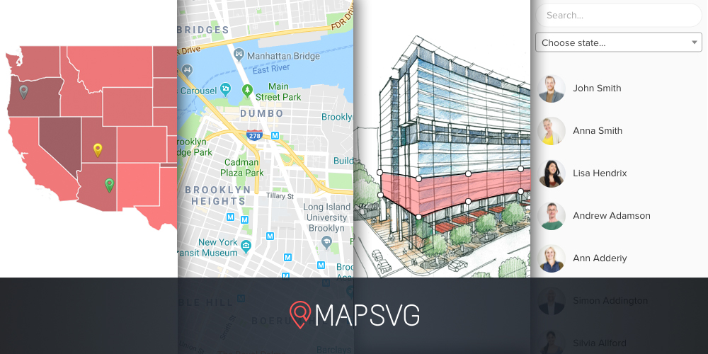 افزونه MapSVG: نقشه های تعاملی در وردپرس