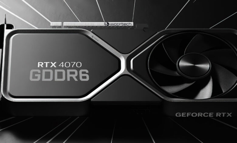 انویدیا می‌تواند حافظه GDDR6 را برای پردازنده‌های گرافیکی GeForce RTX 4070 خود در سایه کمبود GDDR6X انتخاب کند.