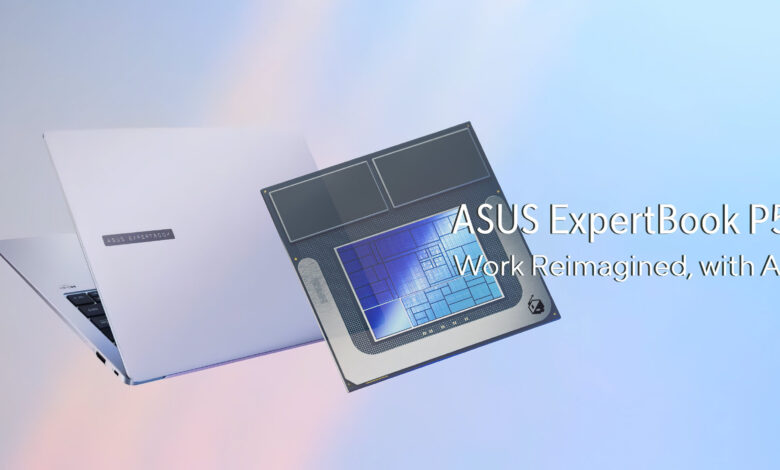 ایسوس از ExpertBook P5 با پردازنده‌های Lunar Lake اینتل، صفحه نمایش 14 اینچی 2.5K 144 هرتز، طراحی زیبا و عرضه در 2 ساعت 2024 رونمایی کرد.