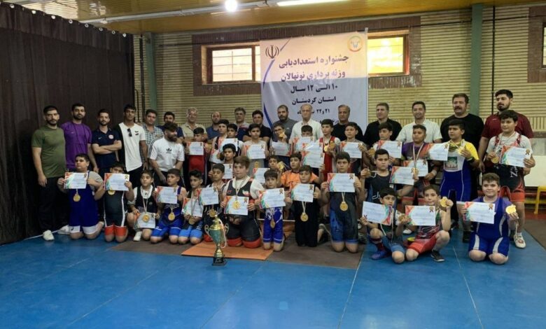 برگزاری جشنواره استعدادیابی وزنه‌برداری نونهالان کردستان
