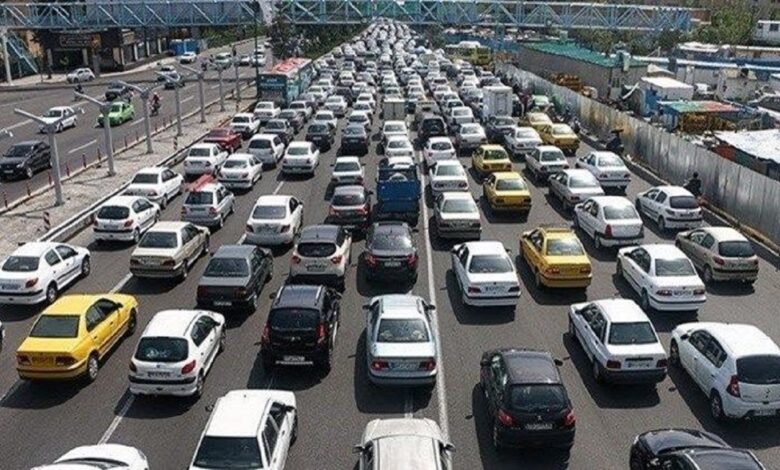 ترافیک سنگین در آزادراه کرج – تهران ۱۱ تیر