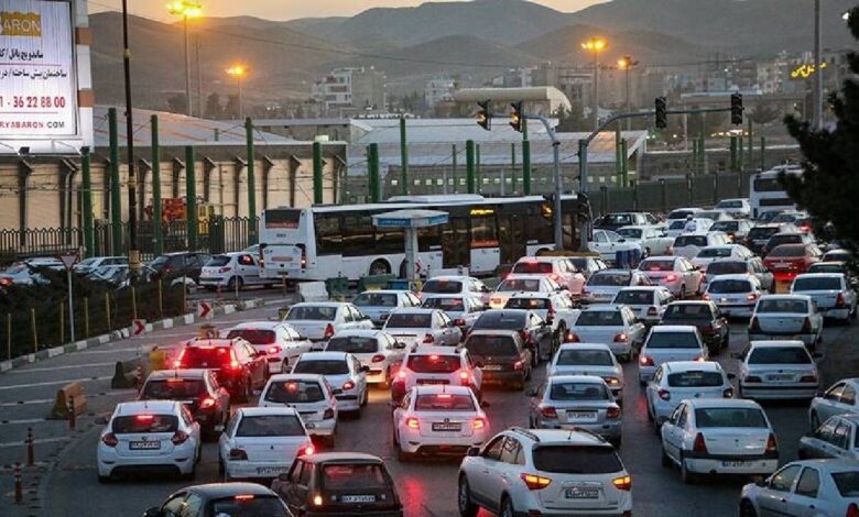 ترافیک نیمه‌سنگین در ورودی‌های مشهد