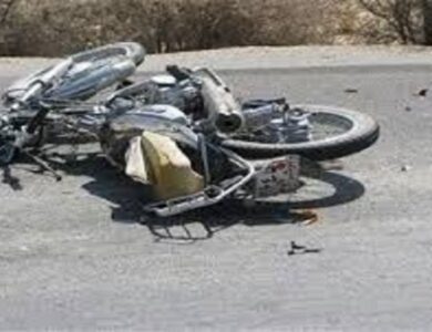 تصادف مرگبار موتورسیکلت در جاده مبارک آباد به قم