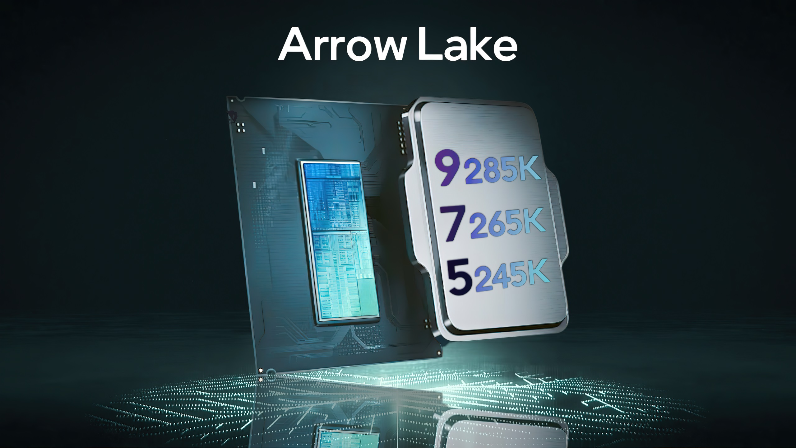 ساعت‌های CPU «Arrow Lake» Intel Core Ultra 200K معرفی شدند: Ultra 9 285K 5.7 گیگاهرتز، Ultra 7 265K 5.5 گیگاهرتز، Ultra 5 245K 5.2 گیگاهرتز