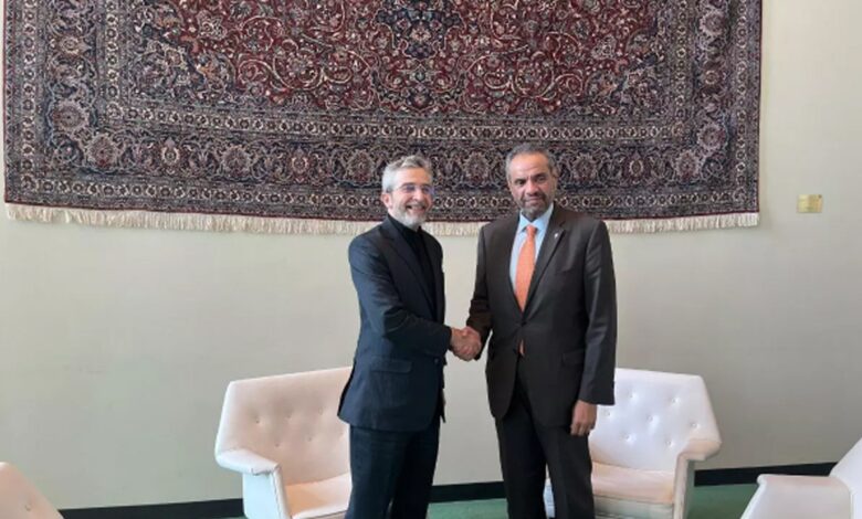 علی باقری با وزیر خارجه کویت دیدار کرد