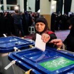 مردم کرمانشاه پای صندوق‌های رای