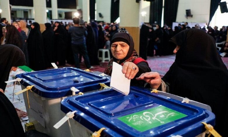 مردم کرمانشاه پای صندوق‌های رای