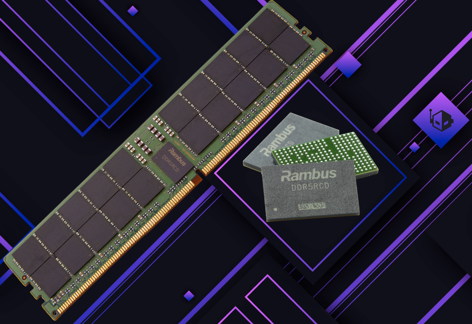 نسل چهارم DDR5 RCD Rambus با حداکثر سرعت 7200 MT/s اکنون در دسترس است، عملکرد مرکز داده را تسریع می‌کند