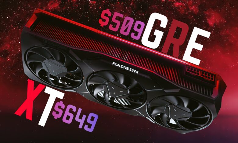 پردازنده‌های گرافیکی AMD Radeon RX 7900 XT و RX 7900 GRE با قیمت پایین‌ترین قیمت خود، اکنون با قیمت 649 و 509 دلار در دسترس هستند