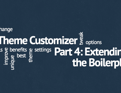گسترش قالب وردپرس Customizer Boilerplate