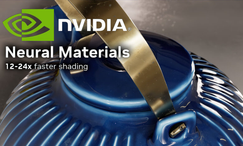 NVIDIA مدل‌های بی‌درنگ مواد عصبی را به نمایش می‌گذارد و تا ۲۴ برابر سرعت سایه‌زنی را ارائه می‌کند.