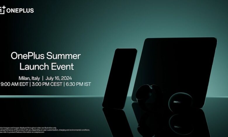 OnePlus Pad 2، Nord Buds 3 Pro، Watch 2R در کنار Nord 4 در 16 جولای عرضه می شود.